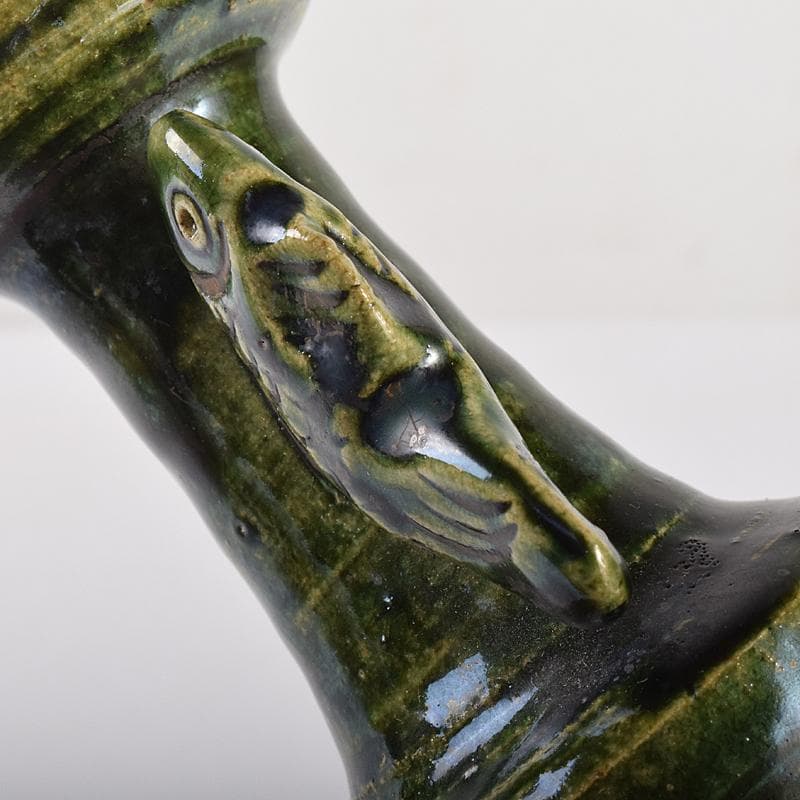 北大路魯山人作 絵織部 花入 共箱 M R8609 - メルカリ