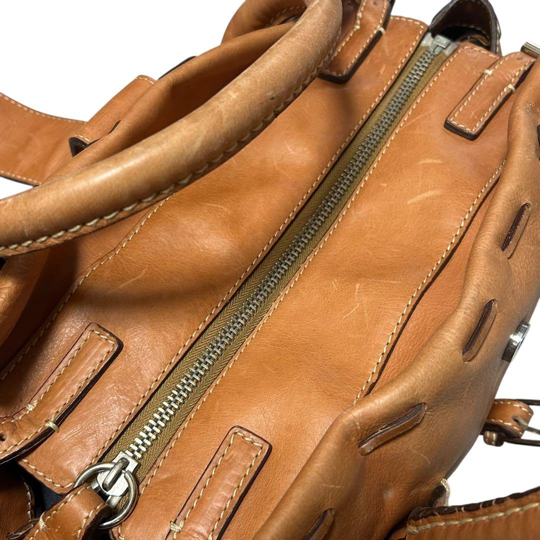 GOODY JAPAN専用　Chloe ハンドバッグ　レザー　ブラウン