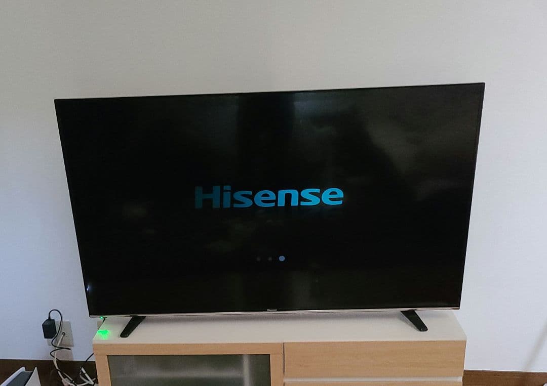 55インチ4K対応液晶テレビ（ジャンク扱い）