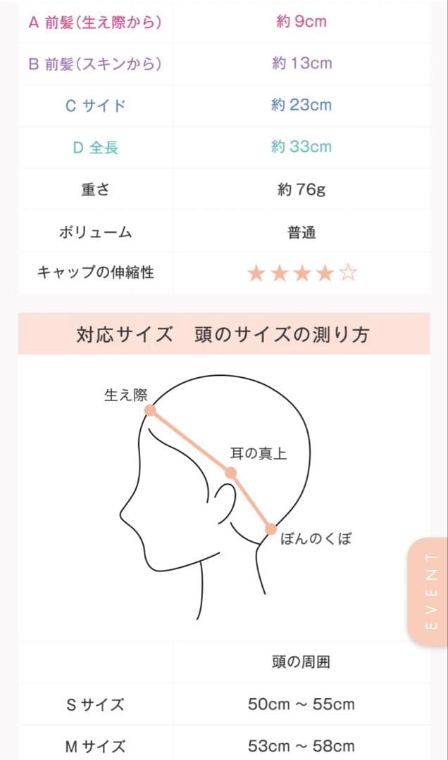 お値下げ │ 定価￥47,980 天使のラテショート人毛MIX