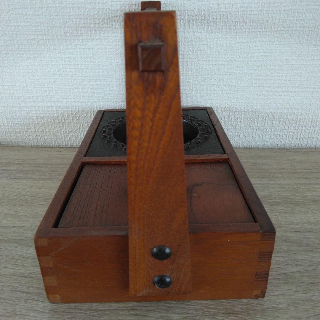 父の日【骨董品】取手付煙草盆 昭和レトロ たばこ盆 携帯灰皿 - メルカリ