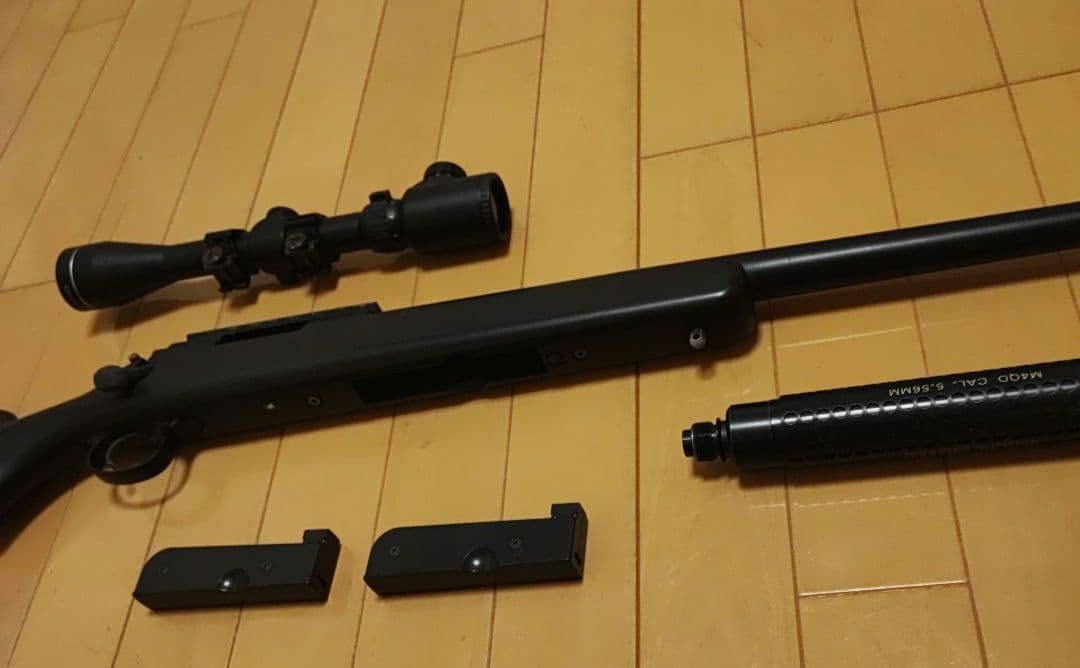 東京マルイ VSR-10 スコープ サイレンサー マガジン2個セット＋おまけ付き