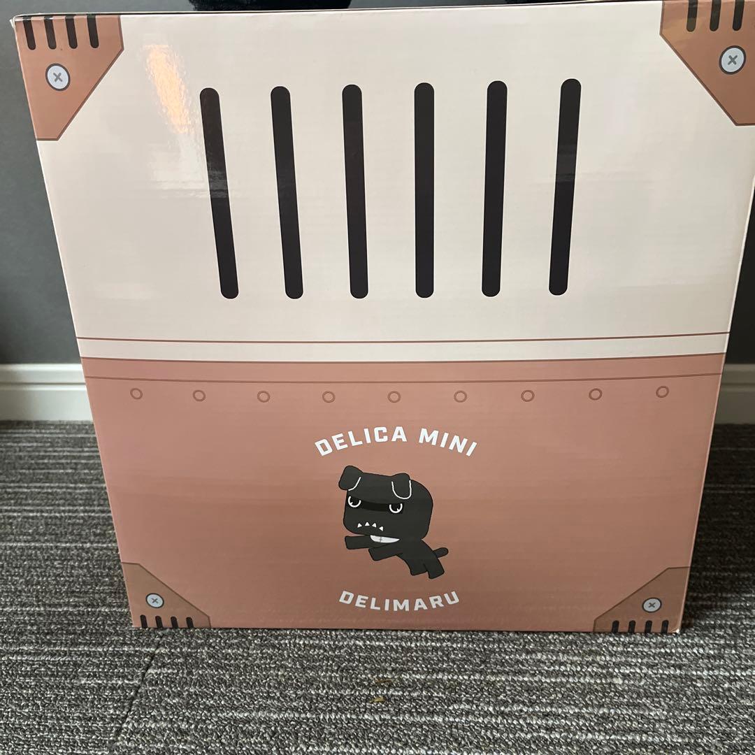 黒デリ丸　犬 ぬいぐるみ　デリカミニ