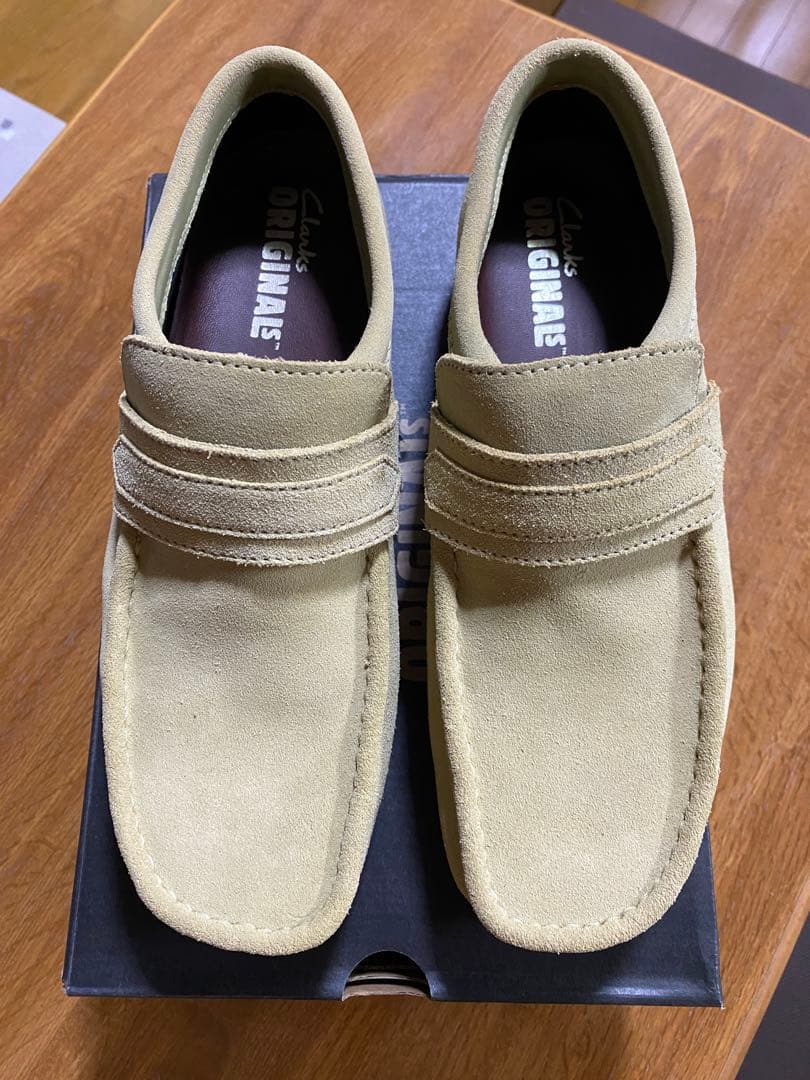 未使用Clarks WallaLoaferGTX ワラビー ローファー uk7