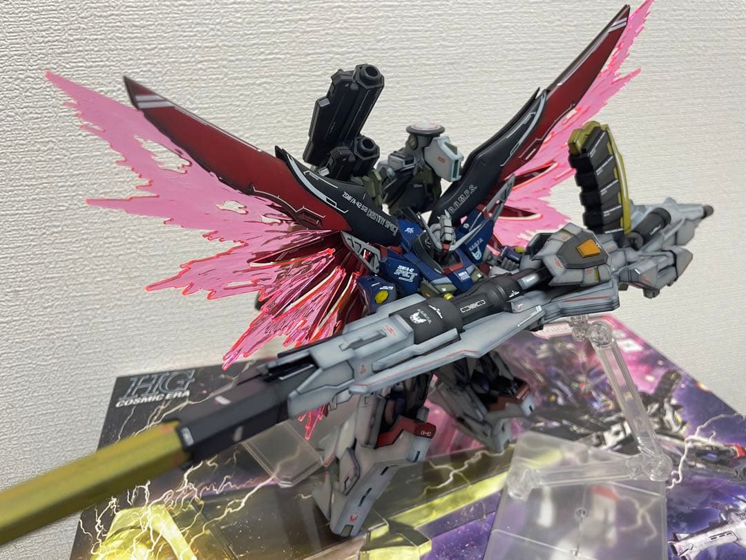 HG デスティニーガンダムspec2 ゼウスシルエット 1/144 完成品