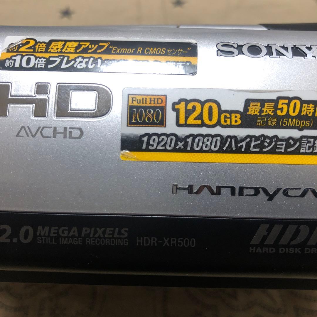 美品 SONY HDR-XR500V GPS ナイトショット機能 ビデオカメラ