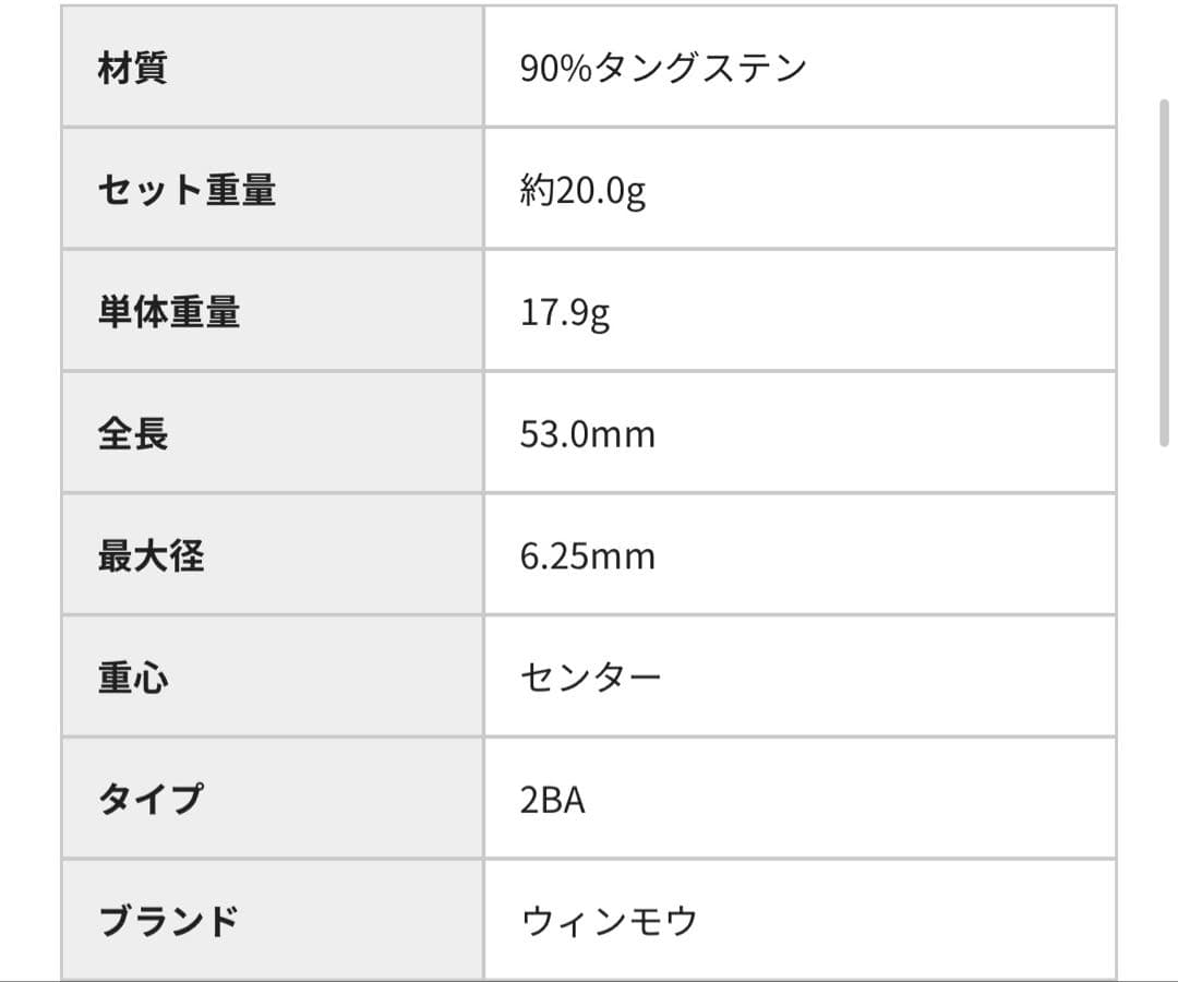 【ウィンモウ】MvG Exact20gマイケル•ヴァン・ガーウェン【廃盤モデル】