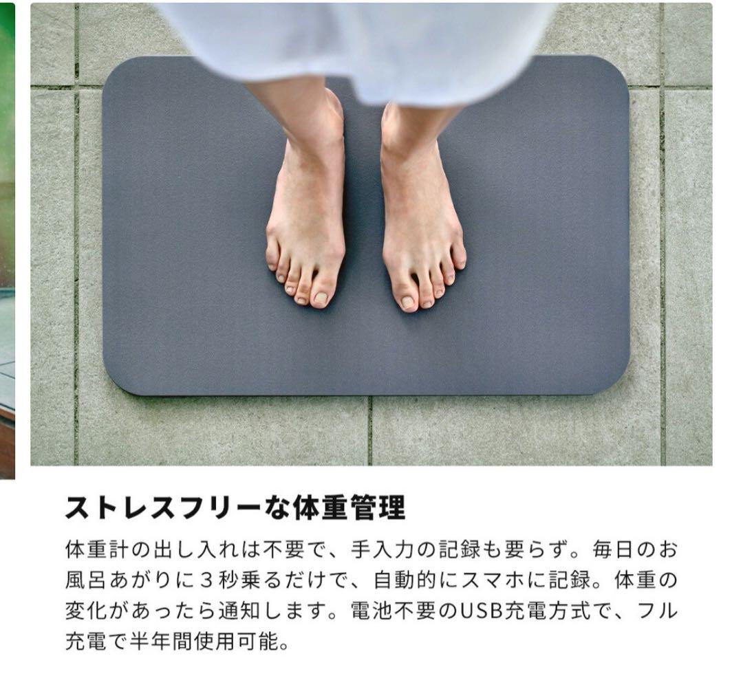 ISSIN スマートバスマット 体組成計モデル SBM24W01LJ 2024年 Amazon