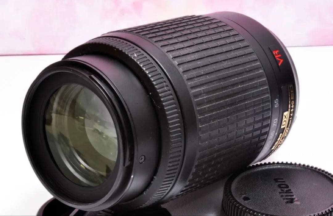 手振れ補正❤️Nikon AF-S 55-200mm VR❤️人気望遠レンズ❤️