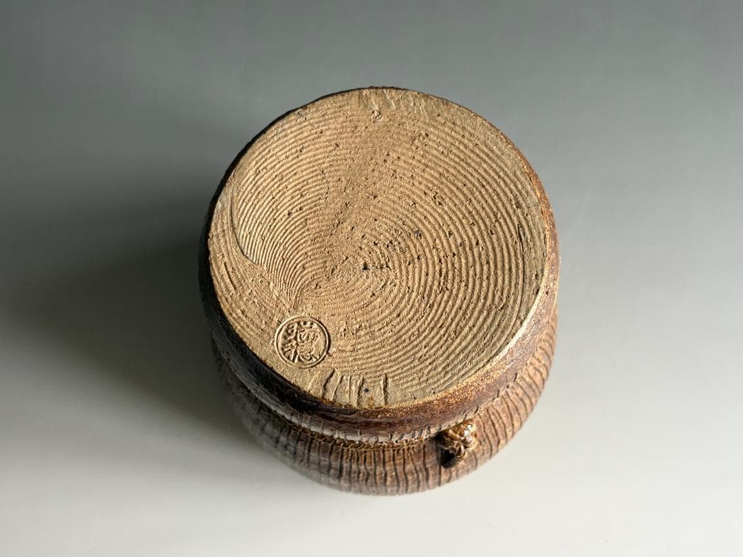 瑞穂釜 楽斎作 結び紫 箪瓢形 水指 尋牛斎書付 茶道具 表千家 - メルカリ