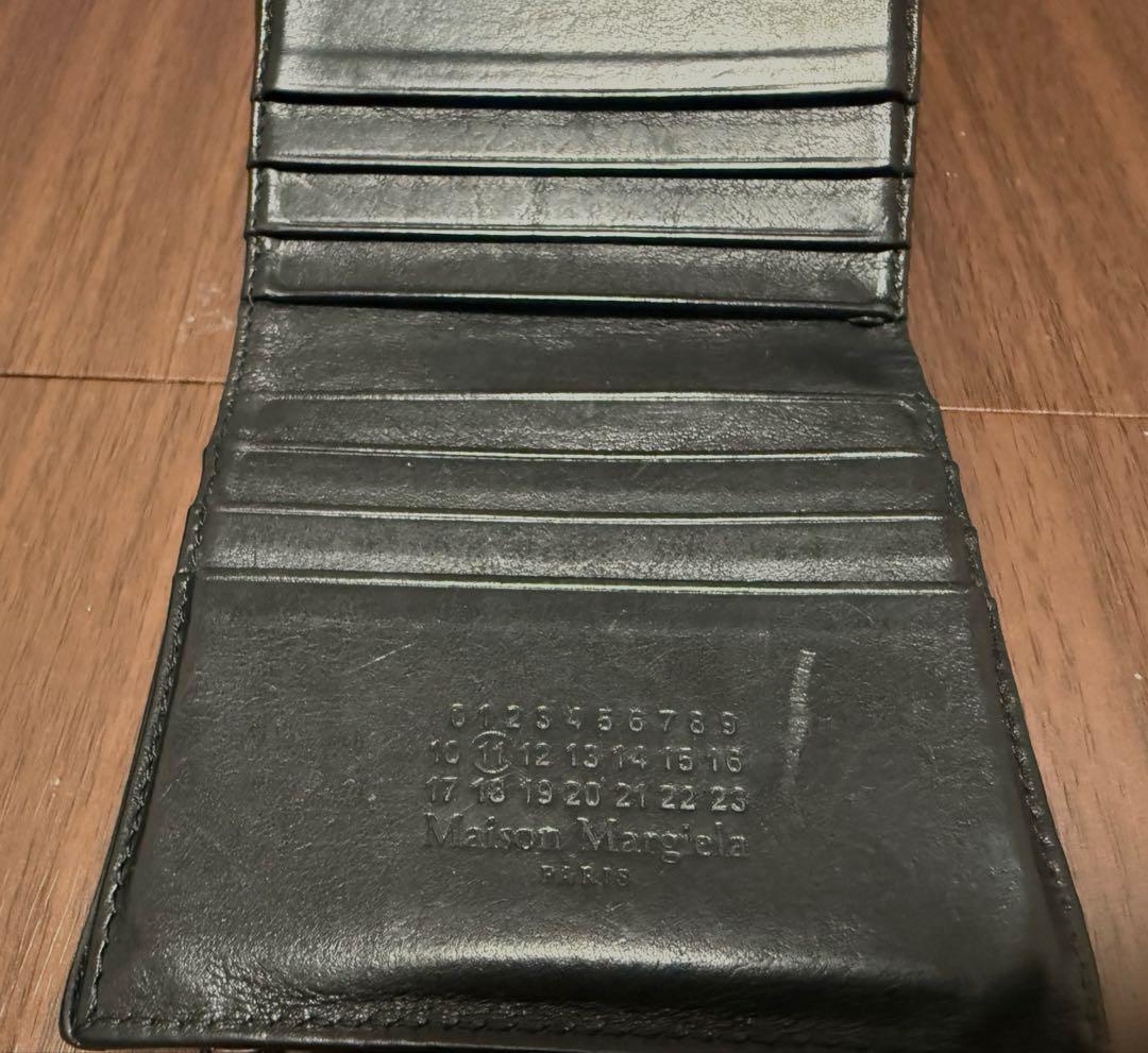 値下げ‼️Maison Margiela フォールデッドレザーウォレット　二つ折り