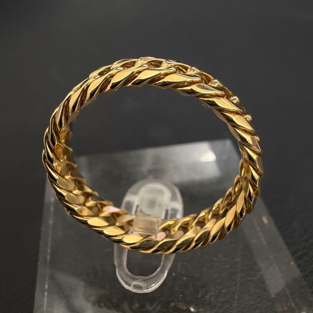 (C010902) K18リング 約27号 喜平デザイン 18金YG