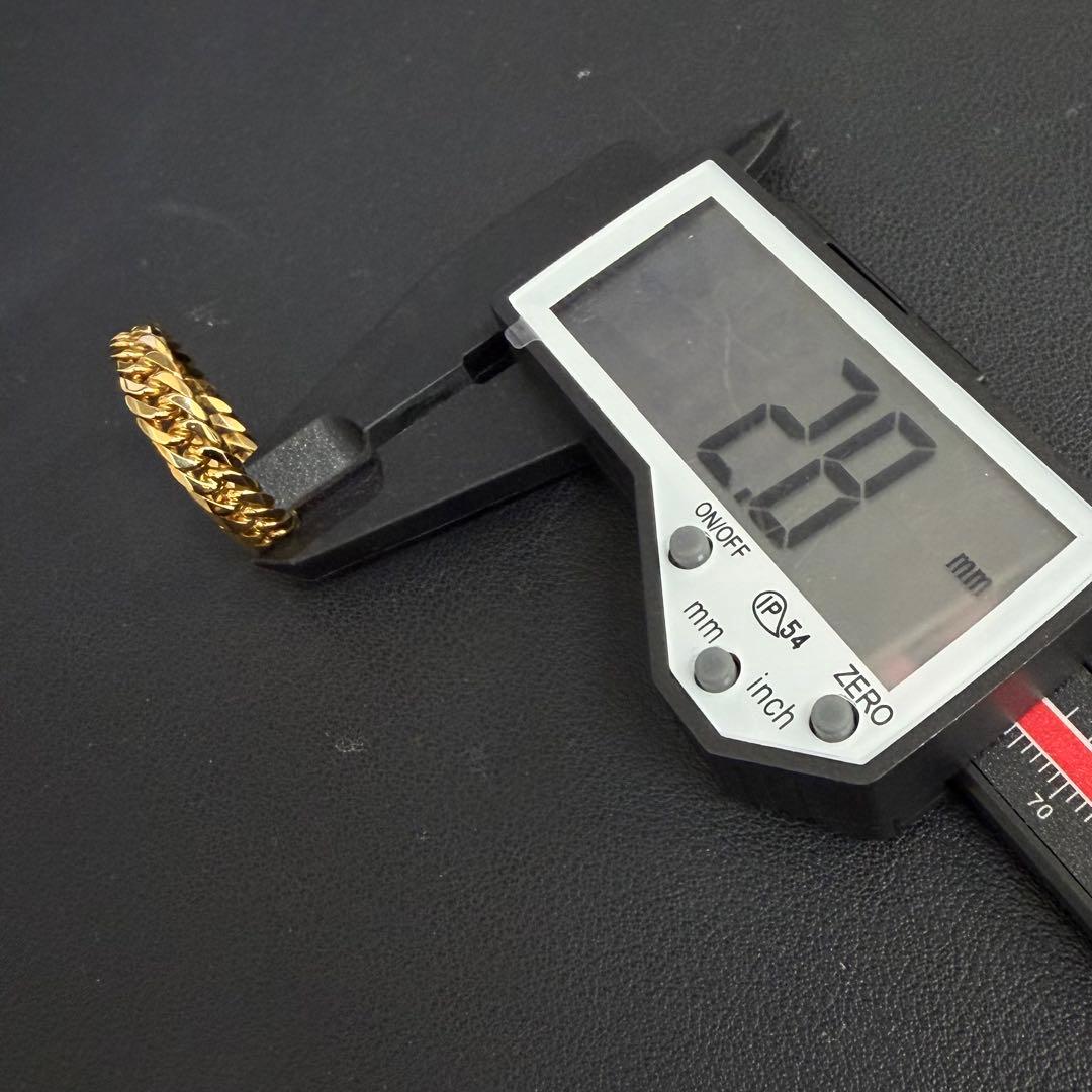 (C010902) K18リング 約27号 喜平デザイン 18金YG