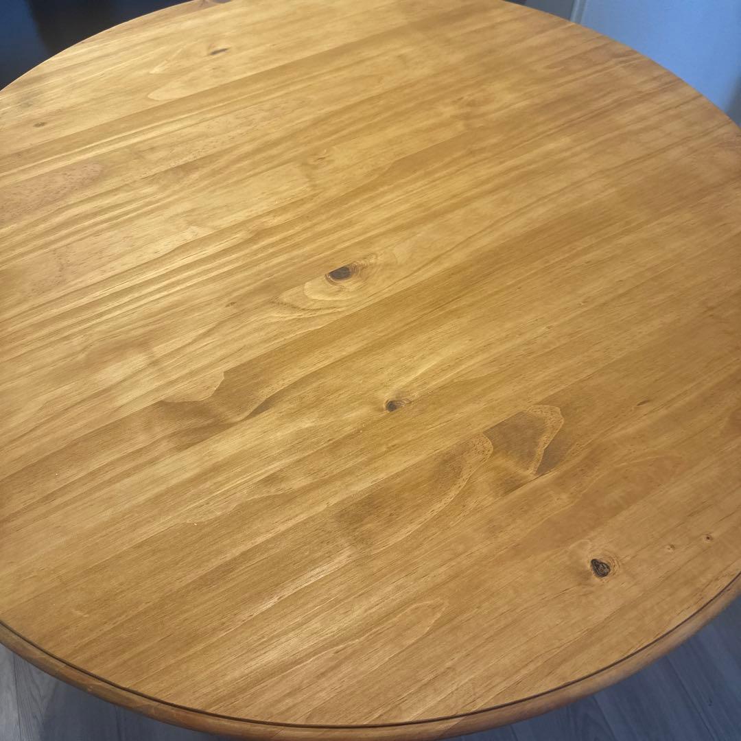 L*y様 【カントリー風】ダイニングテーブル　ラウンド　円　丸テーブル【パイン風