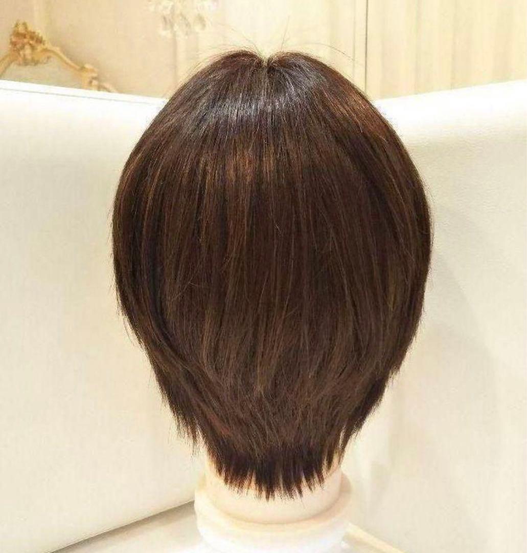 人毛100%ウィッグ総手植えつむじ地肌✨吉沢亮❣️艶髪！ナチュラル青天ショート✨