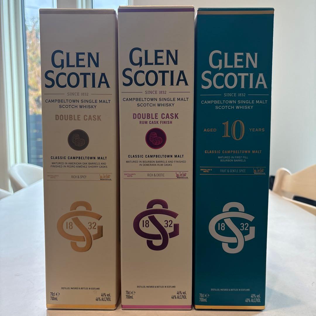 グレンスコシア シングルモルトウイスキー 700ml 3本セット