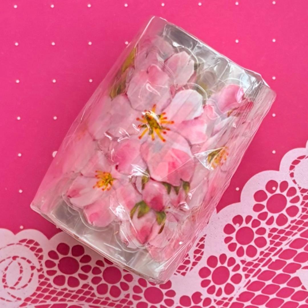 PET 初见 ダイカット加工 5.5cm×5m 海外マスキングテープ 桜 - メルカリ