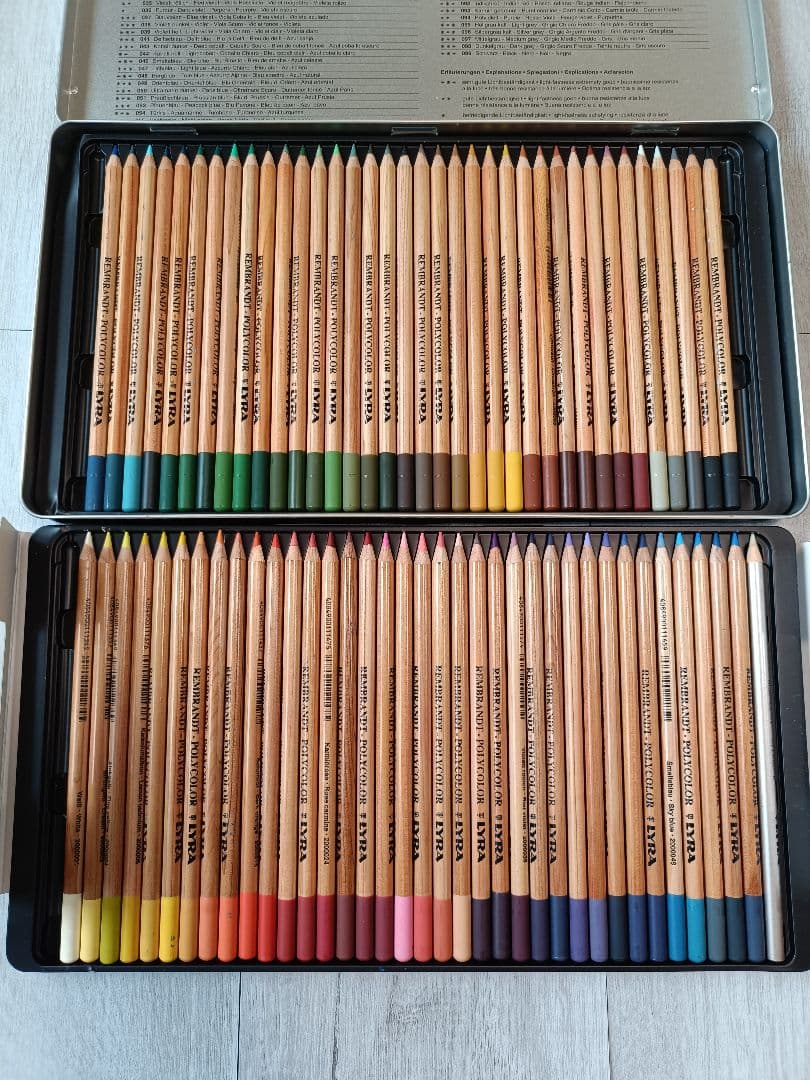 LYRA レンブラント 72色セット 油性色鉛筆 ポリカラー