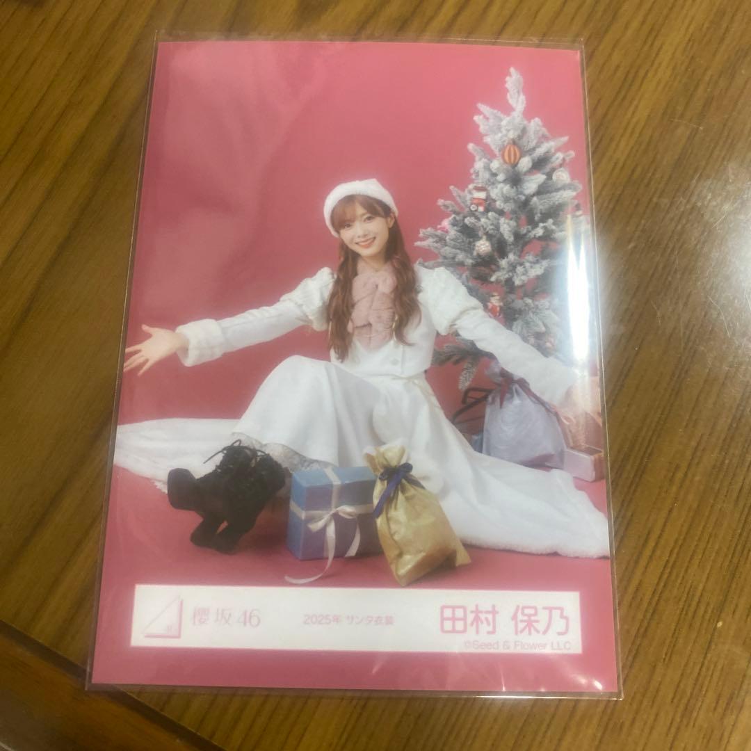 櫻坂46 田村保乃 生写真 2025年サンタ衣装 - メルカリ