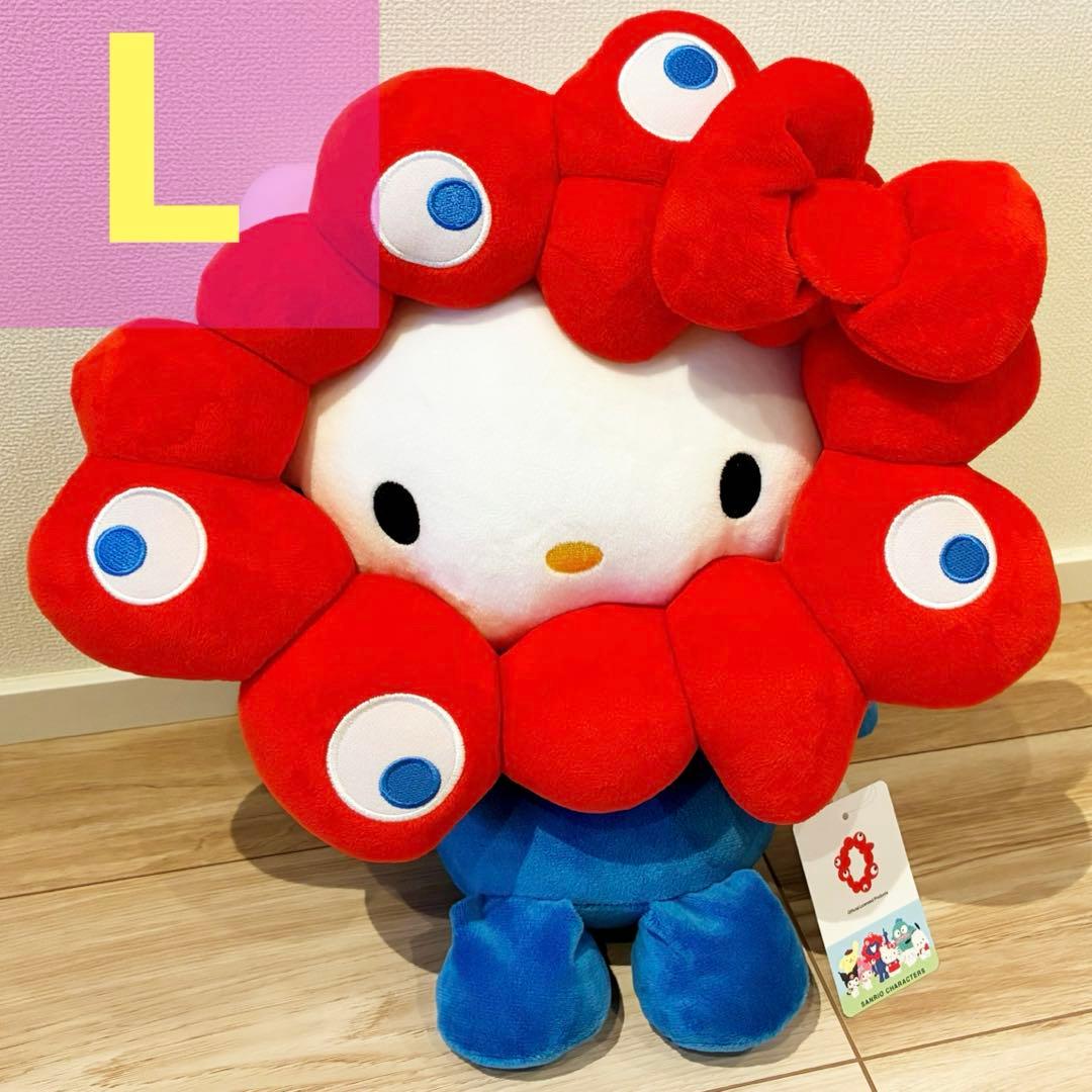 新品】大阪万博限定 ミャクミャクなりきりぬいぐるみ L 特大 キティ