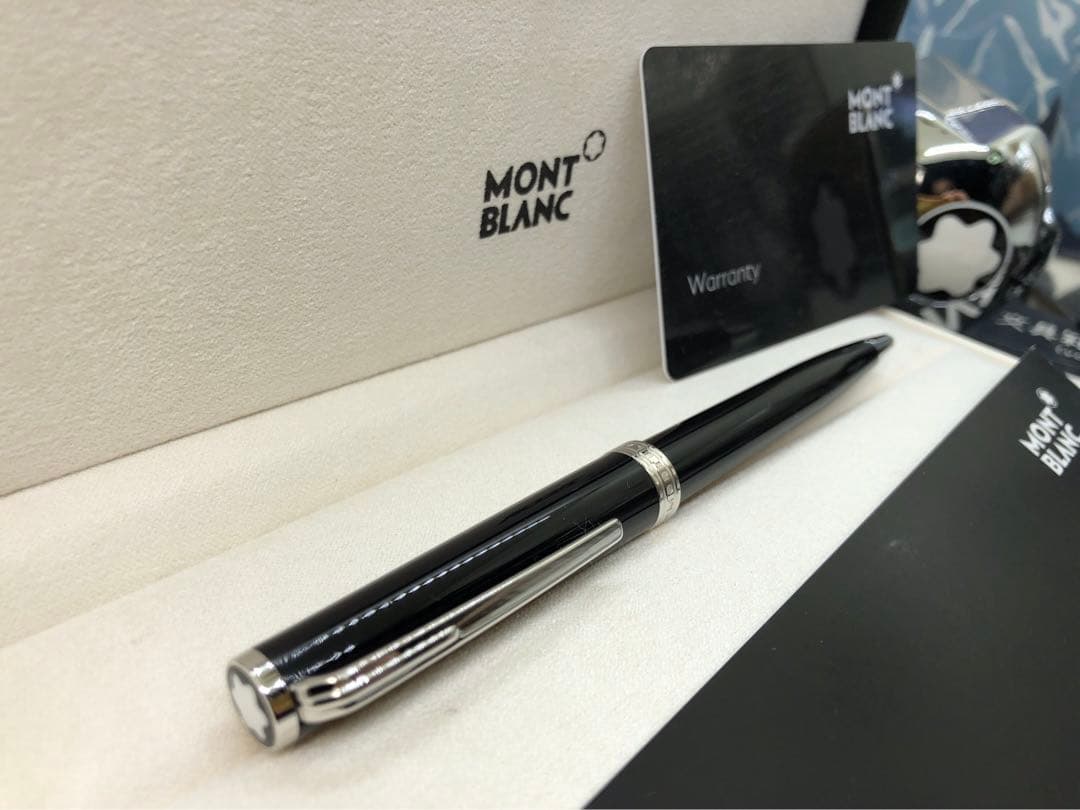 モンブランモデルPix114797 プラチナ装飾ブラック美品