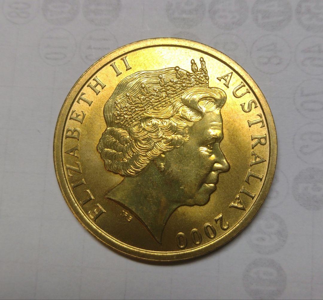 オーストラリア 、シドニーオリンピック記念 5ドル 硬貨2000年発行