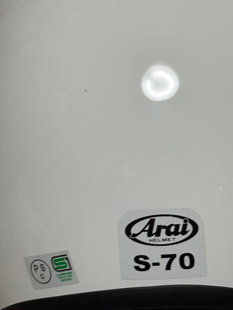 ✨美品✨ Arai アライ S-70 ホワイト ジェットヘルメット 55〜56㎝