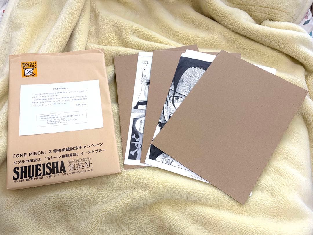 ONE PIECE 名シーン複製原稿（複製原画） 2シーンセット