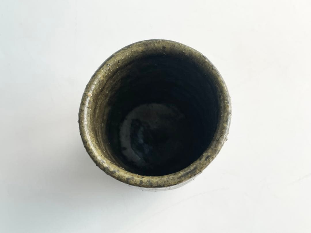 陶芸家 國吉清尚 ぐい呑 酒器 酒杯 筒杯 湯呑 識箱 沖縄 琉球