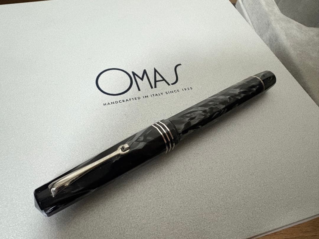 オマス グレイセルロイドNovelli Special 万年筆:B - メルカリ