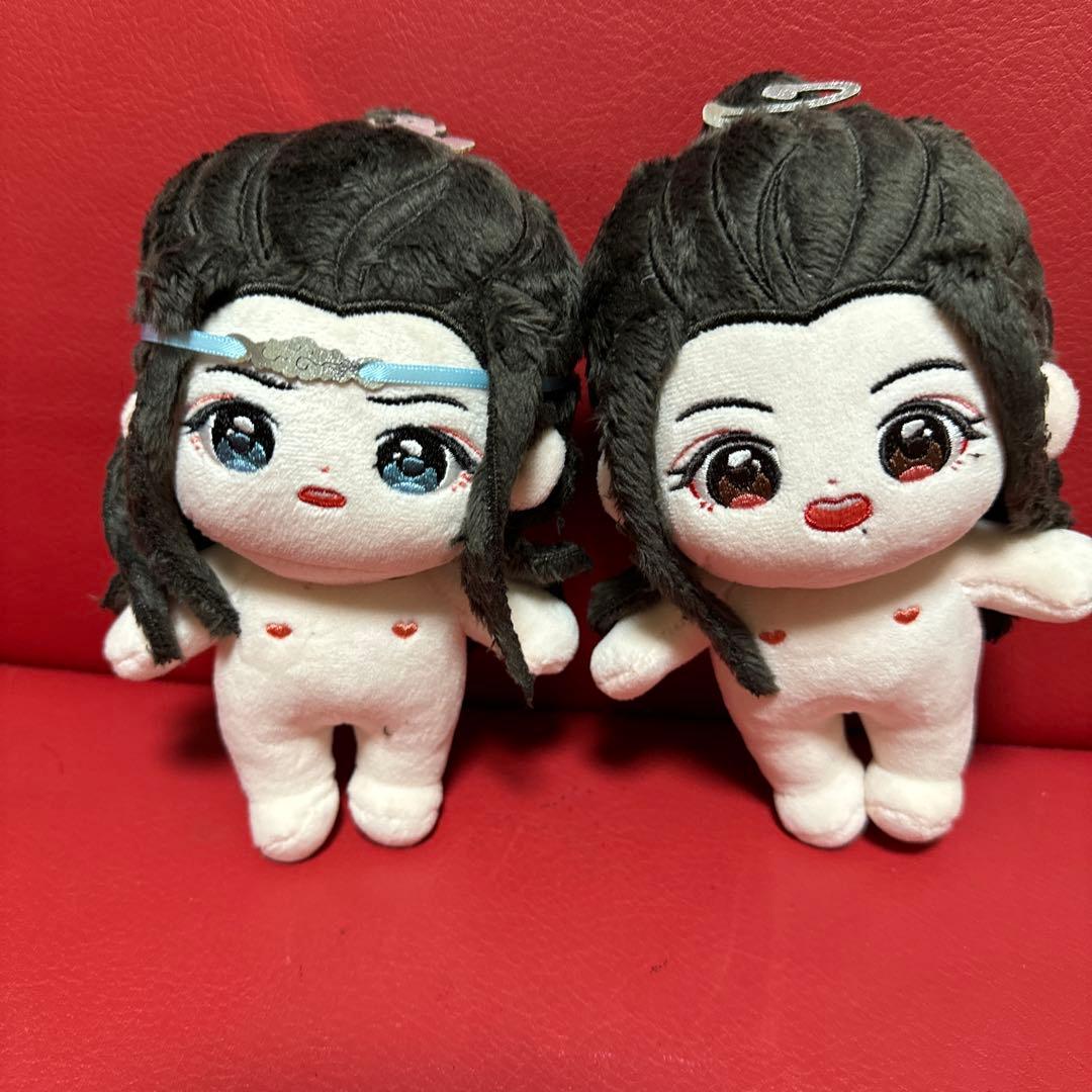 魔道祖师 陈情令陳情令 忘羡ぬいぐるみ 服付き蓝湛魏无羡