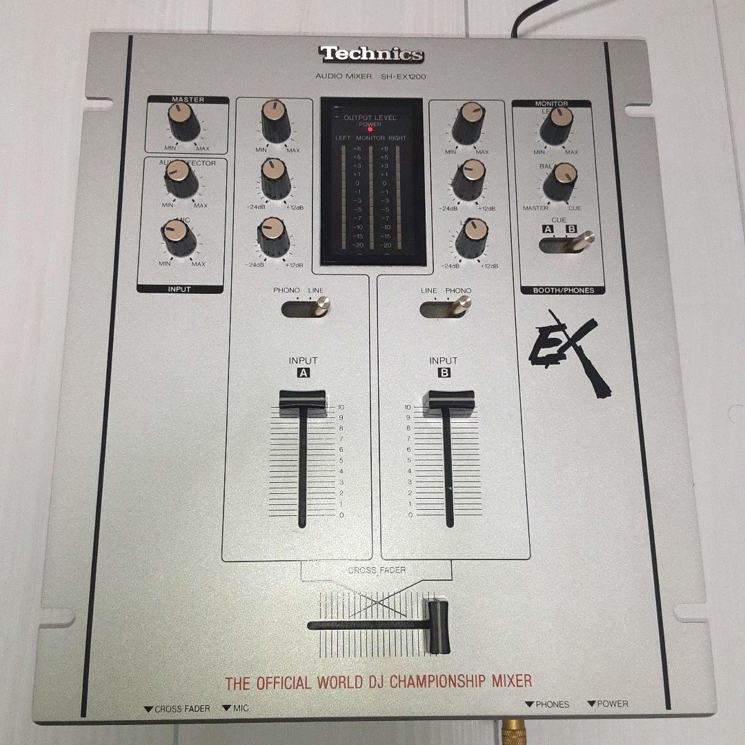 Technics SH-EX1200 DJミキサー オーディオミキサー Technics テクニクス SH-EX1200 DJ用 オーディオ 販売 ミキサー 音響