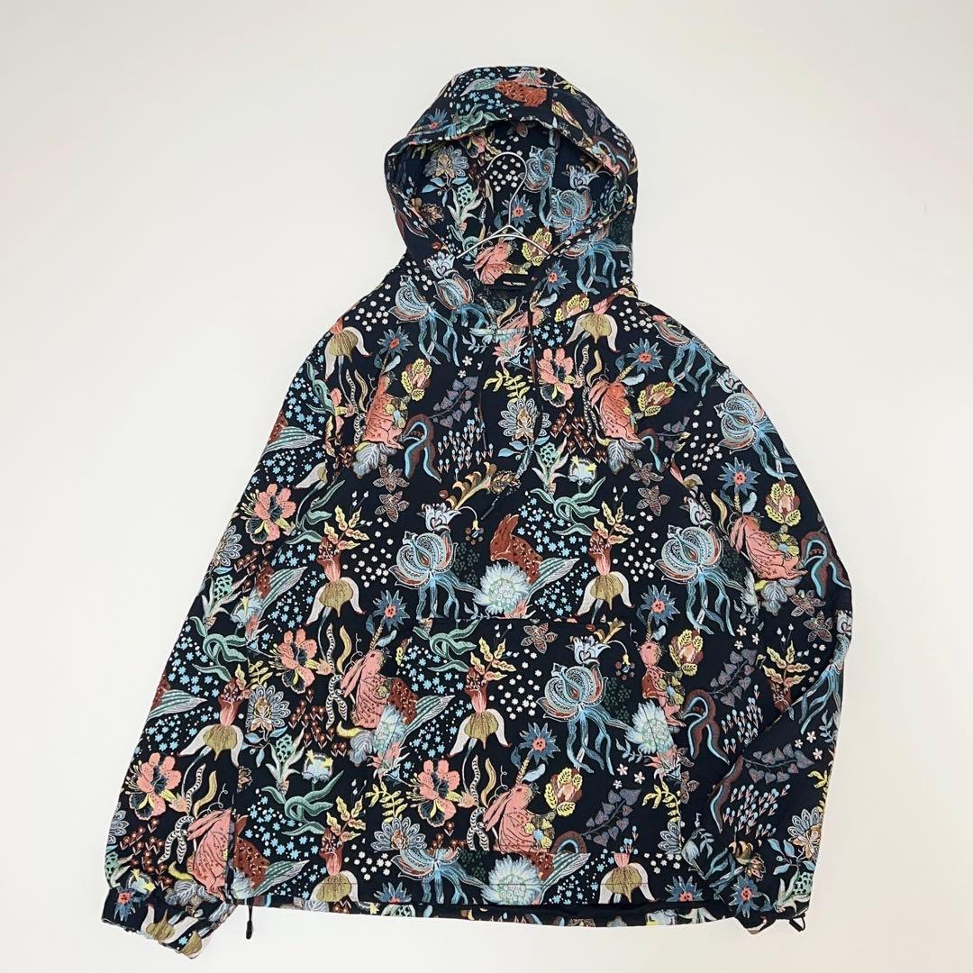 廃盤品 ZARA ジャガード パーカー 花柄 うさぎ