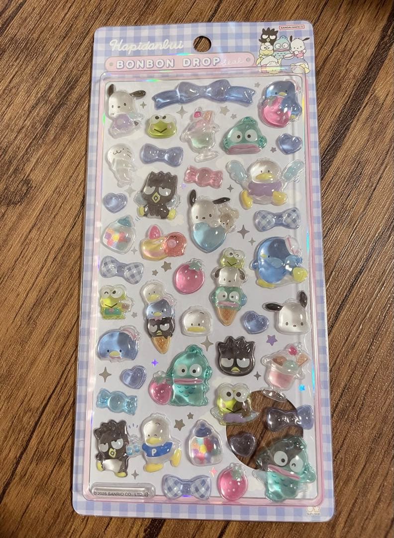 サンリオ ボンボンドロップ シール はぴだんぶい