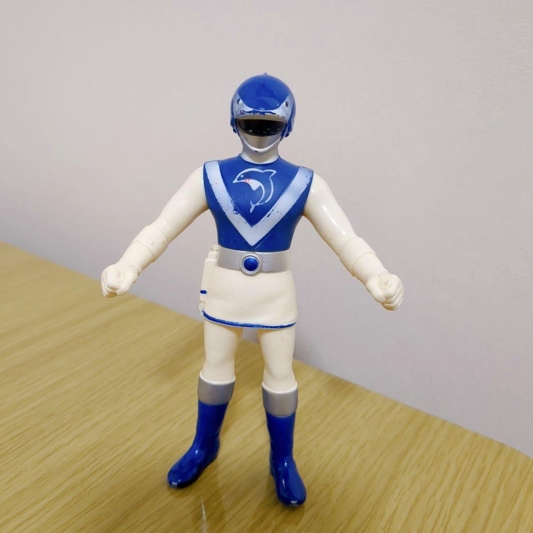 ライブマン ブルードルフィンソフビ バンダイ 1988年当時 ヴィンテージ