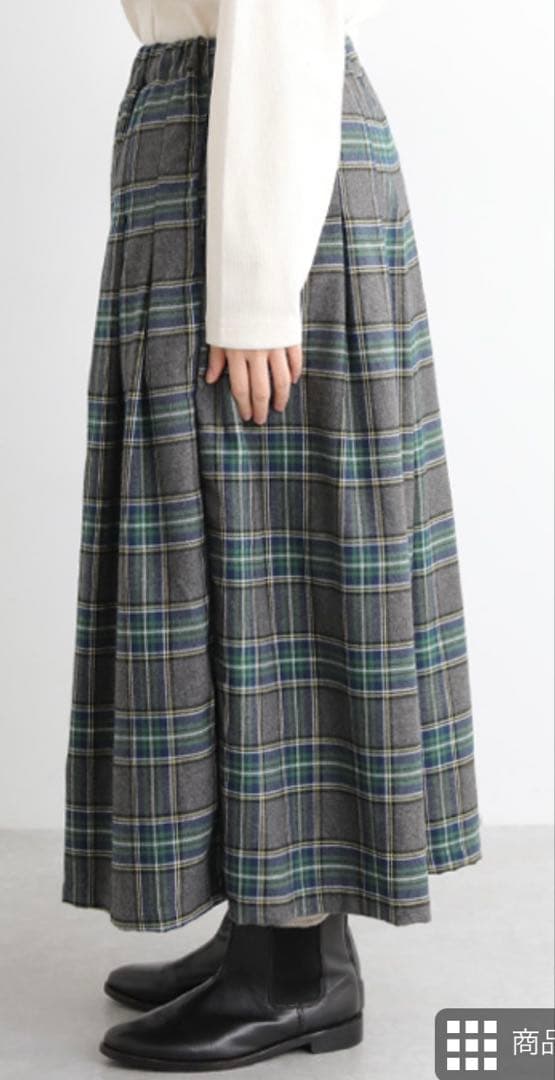 【未使用！】ubasoku ウバソク　チェックキュロットパンツ