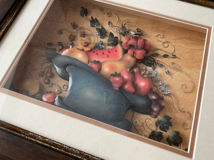 シャドウボックス完成品　フルーツ盛り合わせ