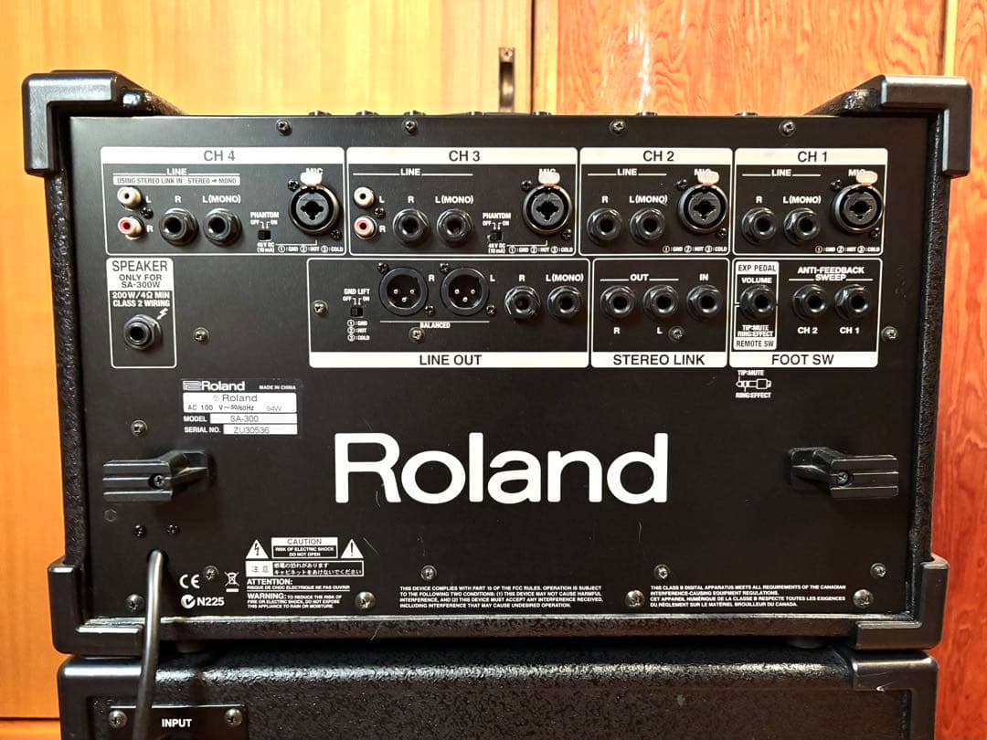 【動作確認済】Roland ステージアンプ SA-300/SA-300W セット
