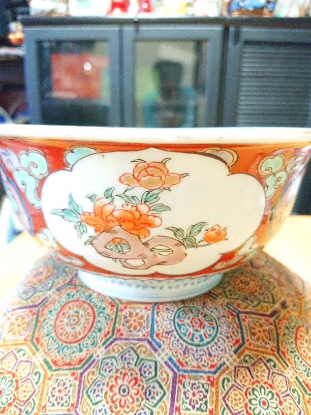 【着払い】骨董 古伊万里  太明年製 深鉢 掘り出し物かも♪