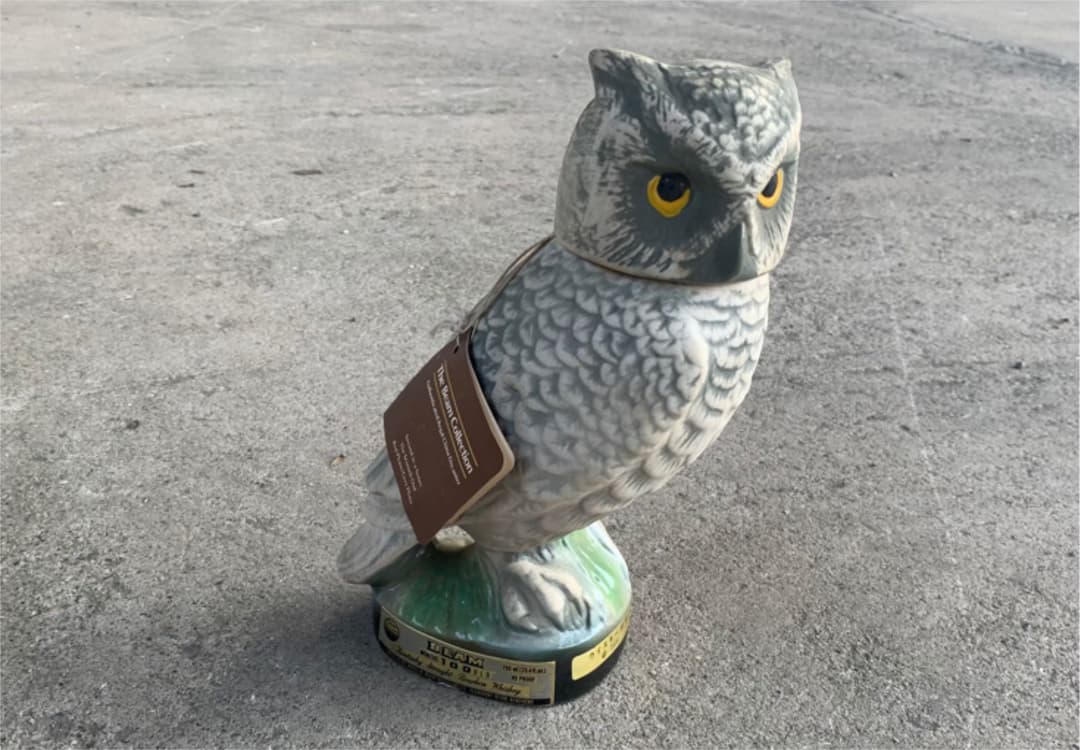 希少 BEAM 100 ビーム フクロウ 販売 梟 陶器 特級 750ml 40％ 希少