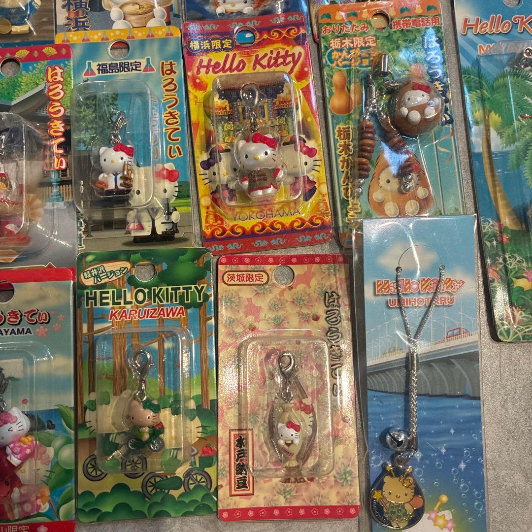 【売り切り】26個ご当地キティ　根付　ストラップファスナーストラップまとめ売り