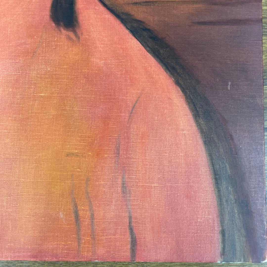 【油絵・模写・原寸大】モディリアーニ『おさげの少女』(P12号、額付き)