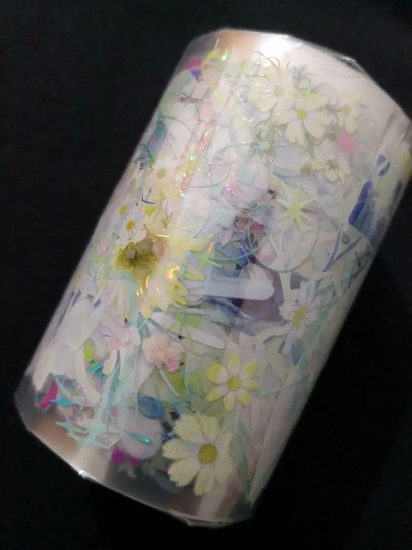 8542】海外 マステ 3/5/巻売り 貝殻光マスキングテープ