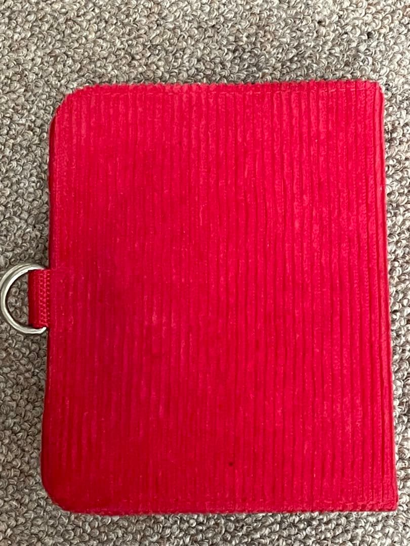 平成レトロ　ハローキティ コーデュロイ手帳カバー