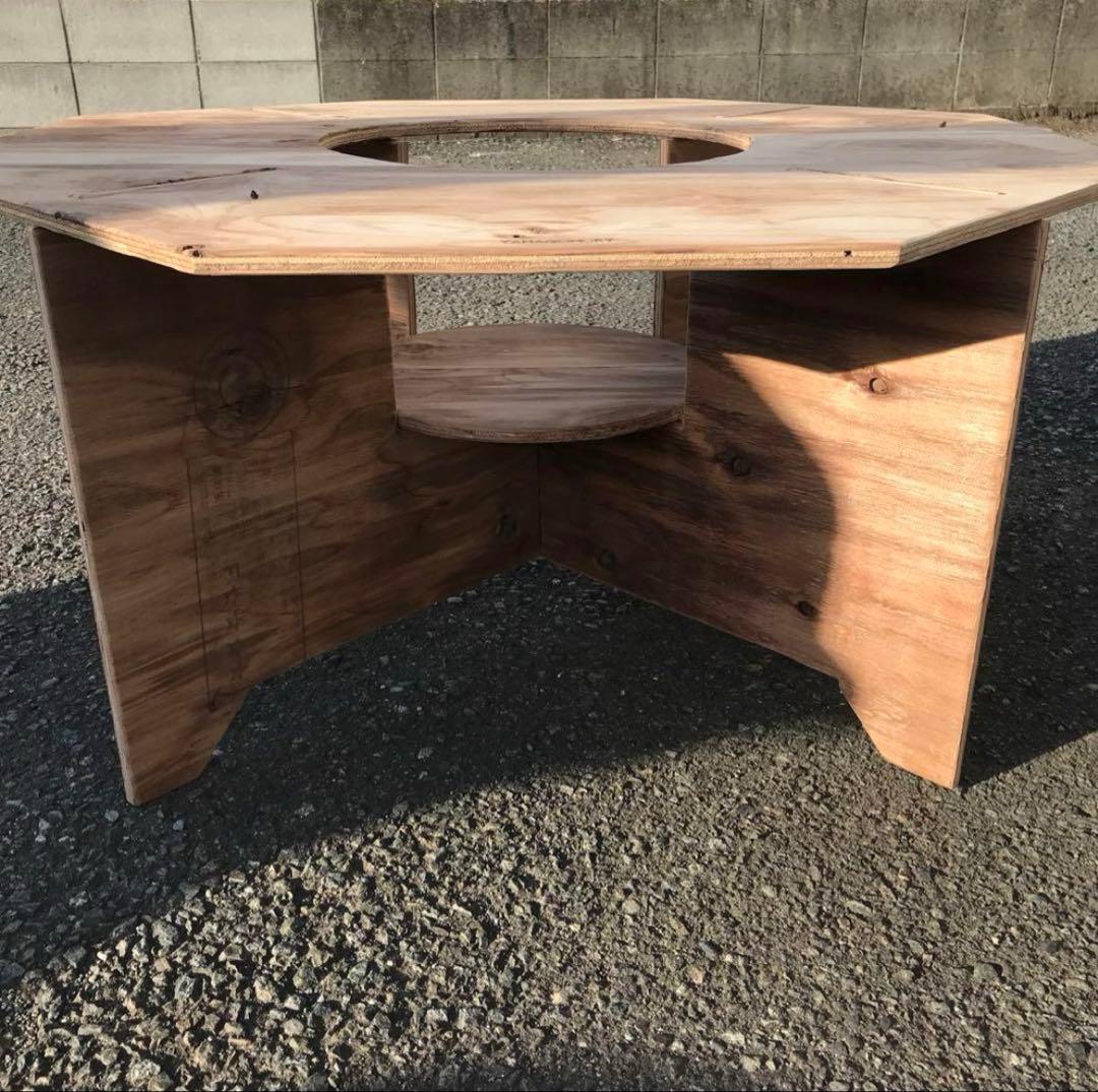 YAMAGOMORY 八卓 七輪テーブル 折り畳み キャンプテーブル - メルカリ