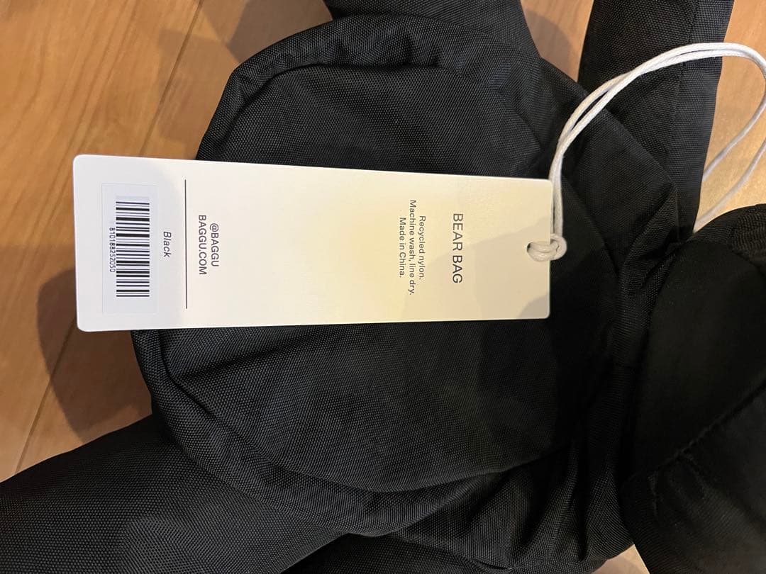 Bear Baggu 黒 国内未発売