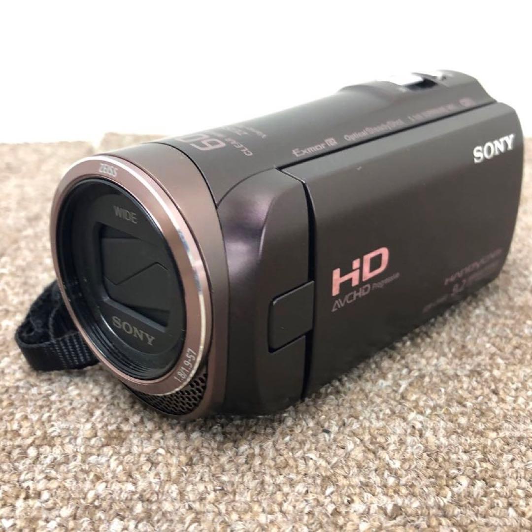 【ジャンク品】 ソニー ビデオカメラ HDR-CX480 液晶変色あり 動作OK