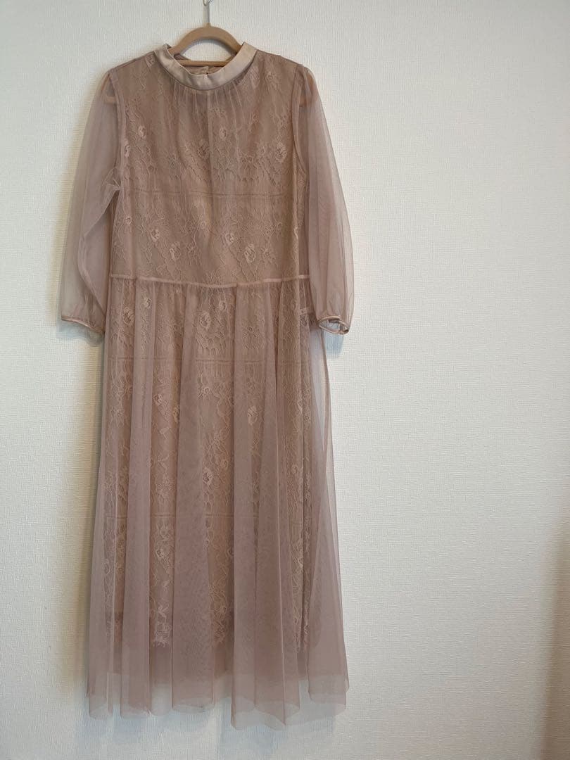 stola. オケージョンドレス レース＆チュール重ねドレス