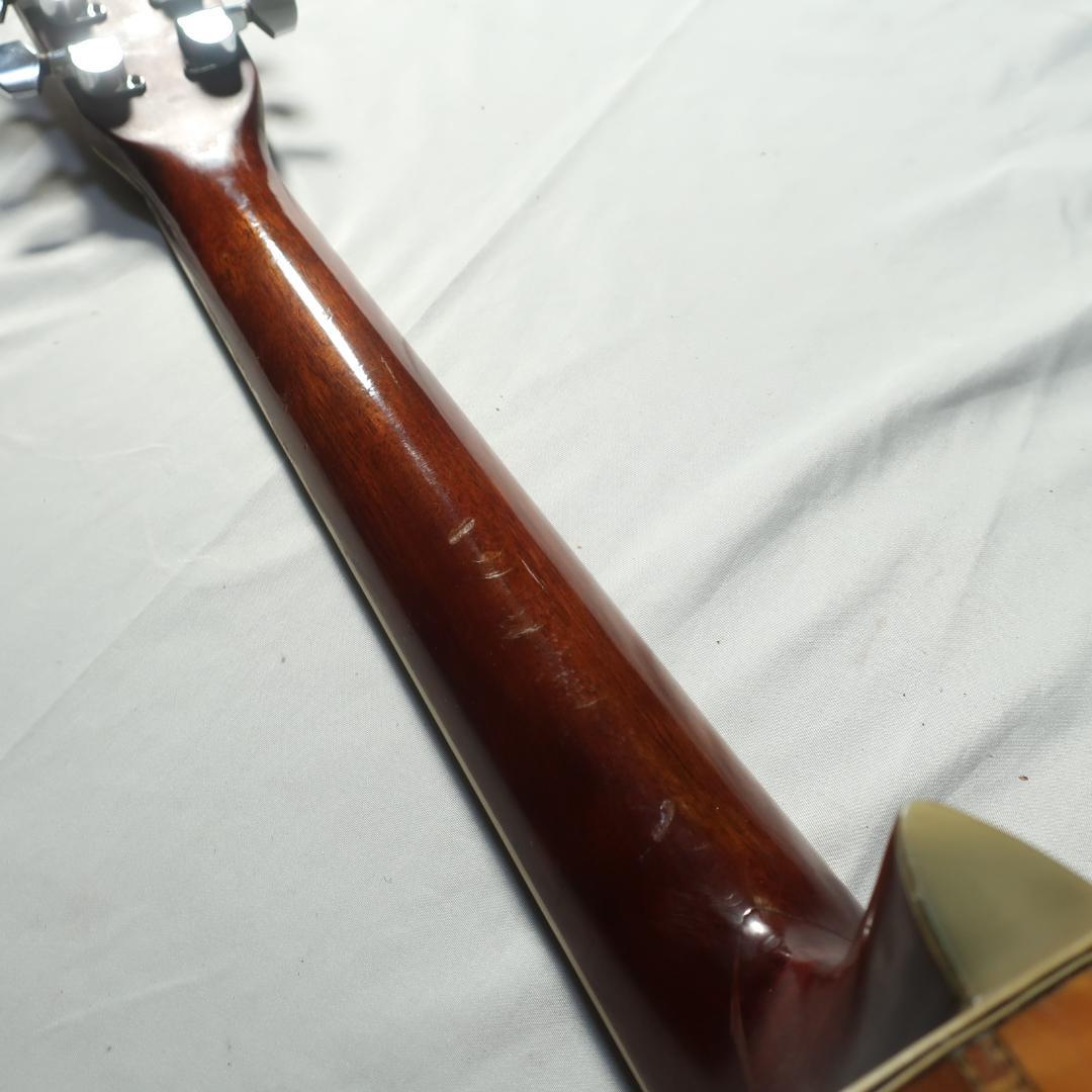 Morris W-40 ハードケース付 縦ロゴ 装飾インレイ 3ピースバック