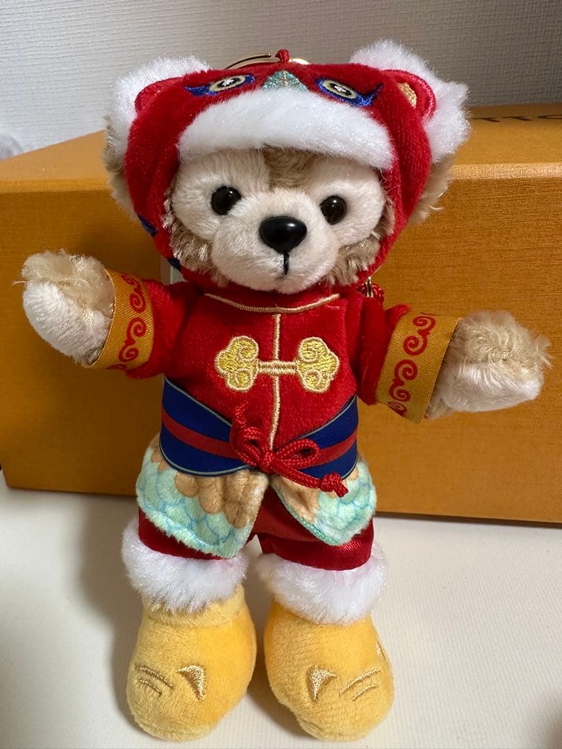 2022年上海ディズニー新春限定ダッフィー&シェリーメイ ぬいぐるみ